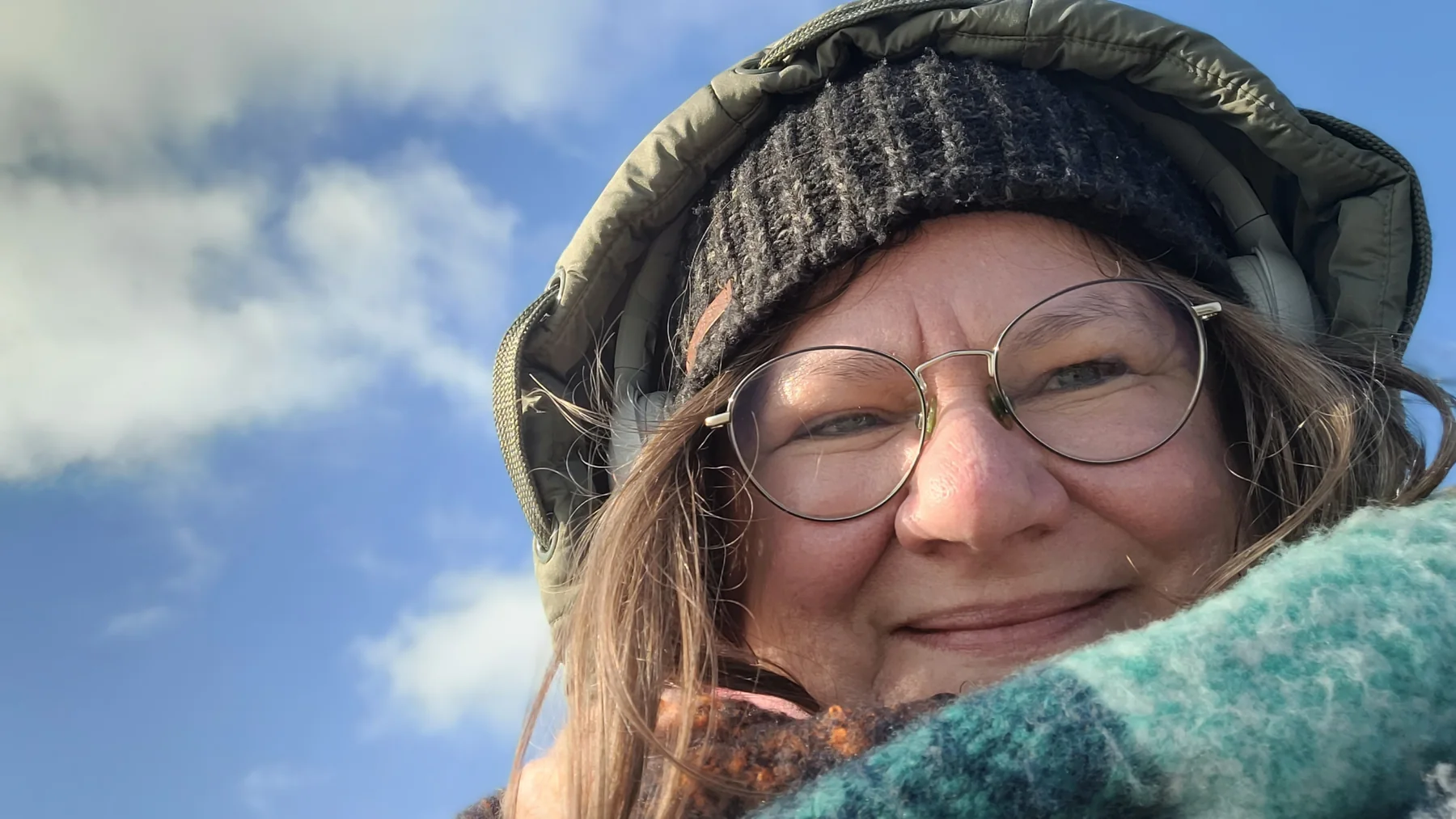 Tanja am Meer auf der Insel Juist